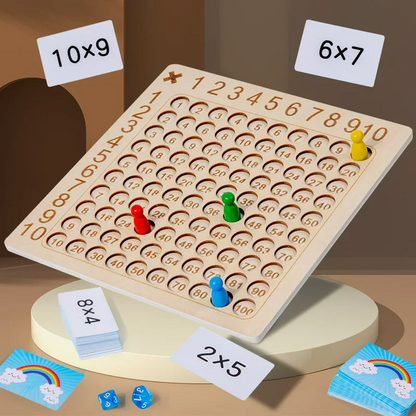 Fun Wooden Math Puzzle Blocks