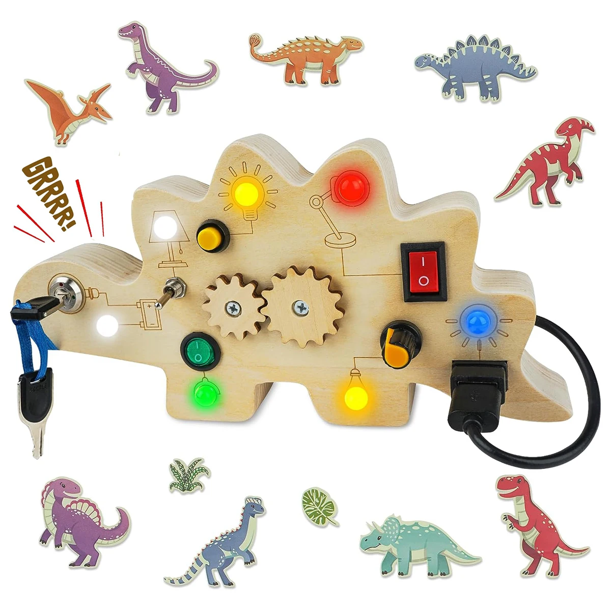 Fun Learning LED Toy Board for Kids - Luxicro