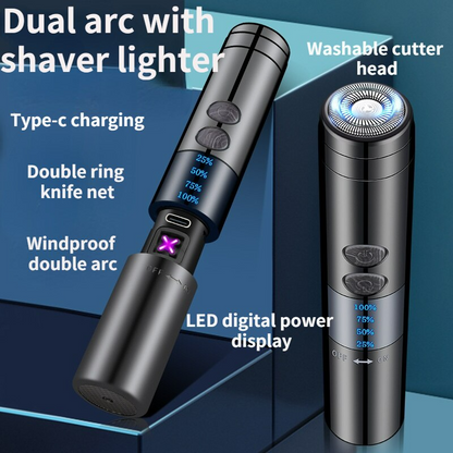 Compact Water Resistant Rechargeable Beard Clipper Set