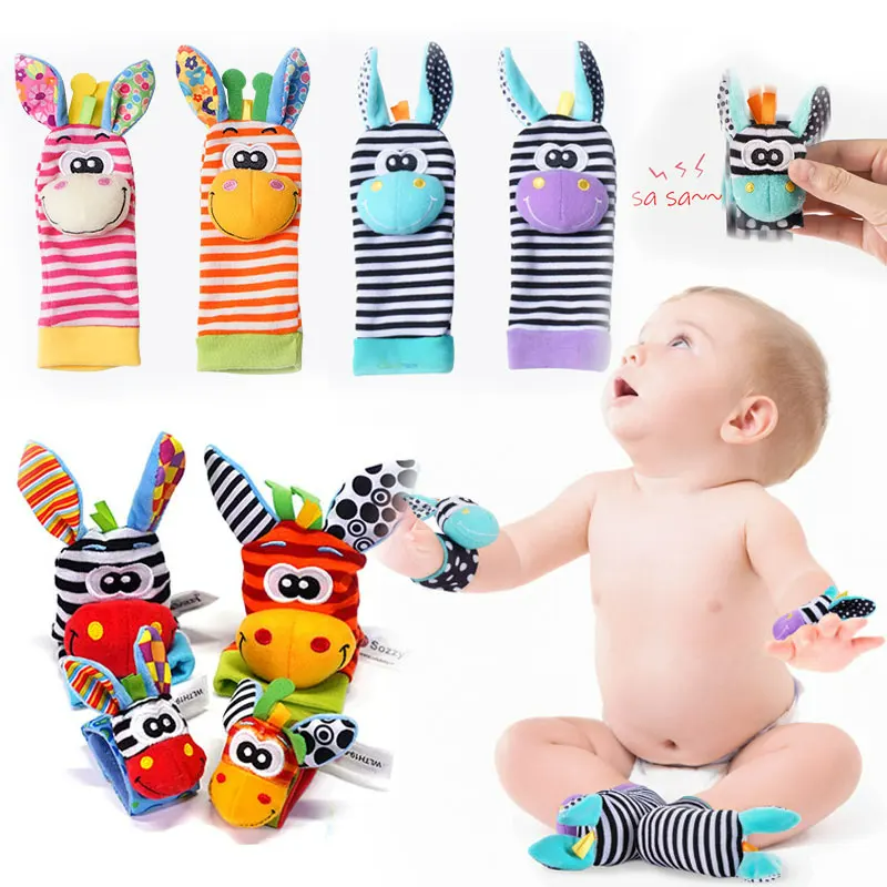 Colorful Baby Toy Set and Cute Socks - Luxicro