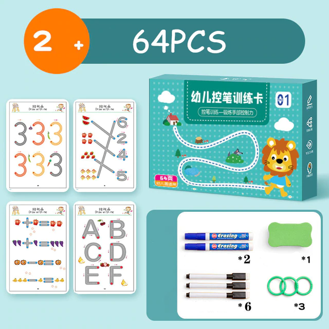 Fun Kids Activity Workbook for Learning and Drawing