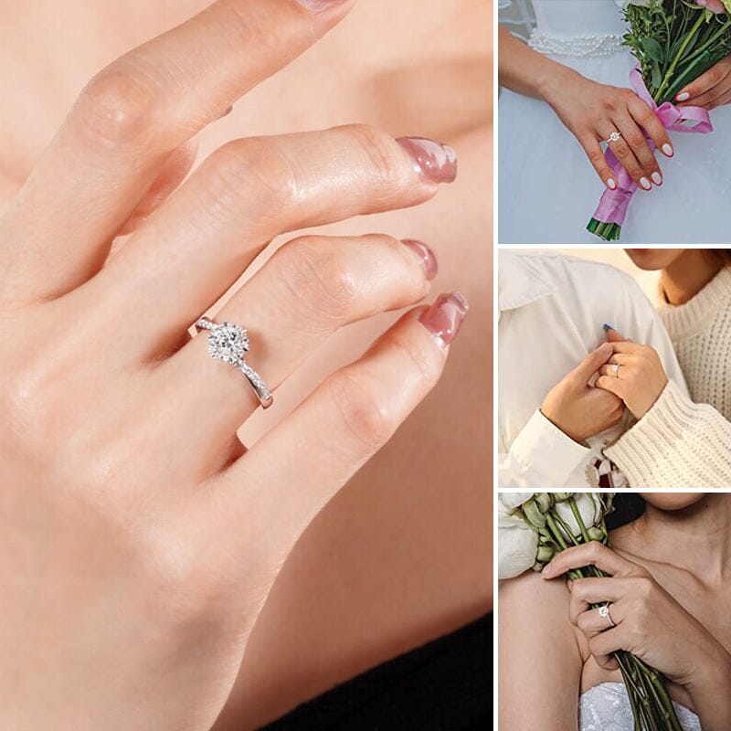 Timeless Love Diamond Engagement Ring - Luxicro