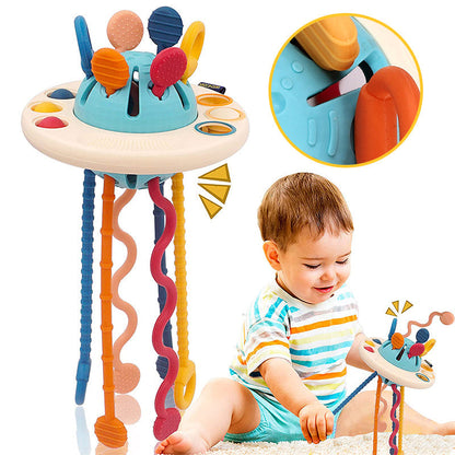 Fun Colorful Silicone UFO Toy - Luxicro