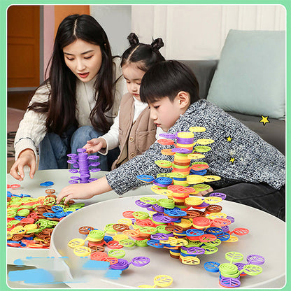 Vibrant Children's Construction Toy Blocks