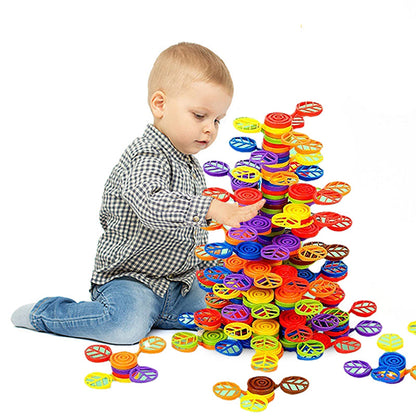 Vibrant Children's Construction Toy Blocks