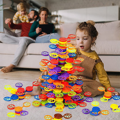 Vibrant Children's Construction Toy Blocks