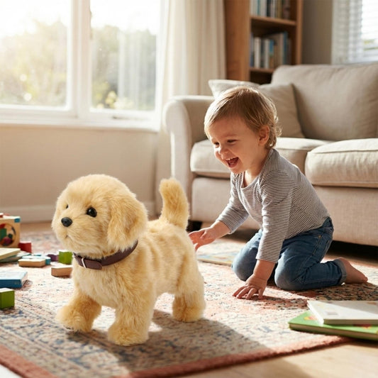 Cuddly Electronic Pet Puppy Toy for Children - Luxicro