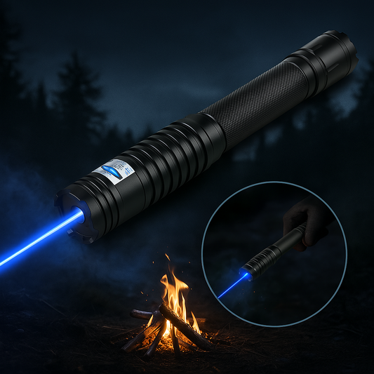 Bright Blue Laser Tactical Flashlight 5000m Range - Luxicro