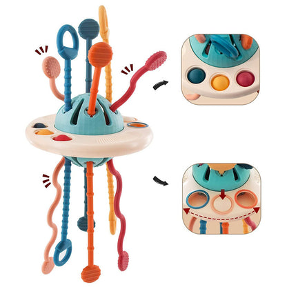 Fun Colorful Silicone UFO Toy