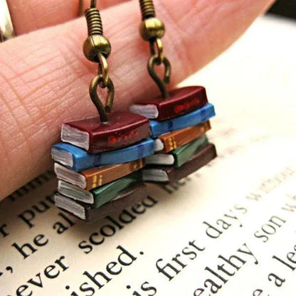 Literary Page Dangle Earrings