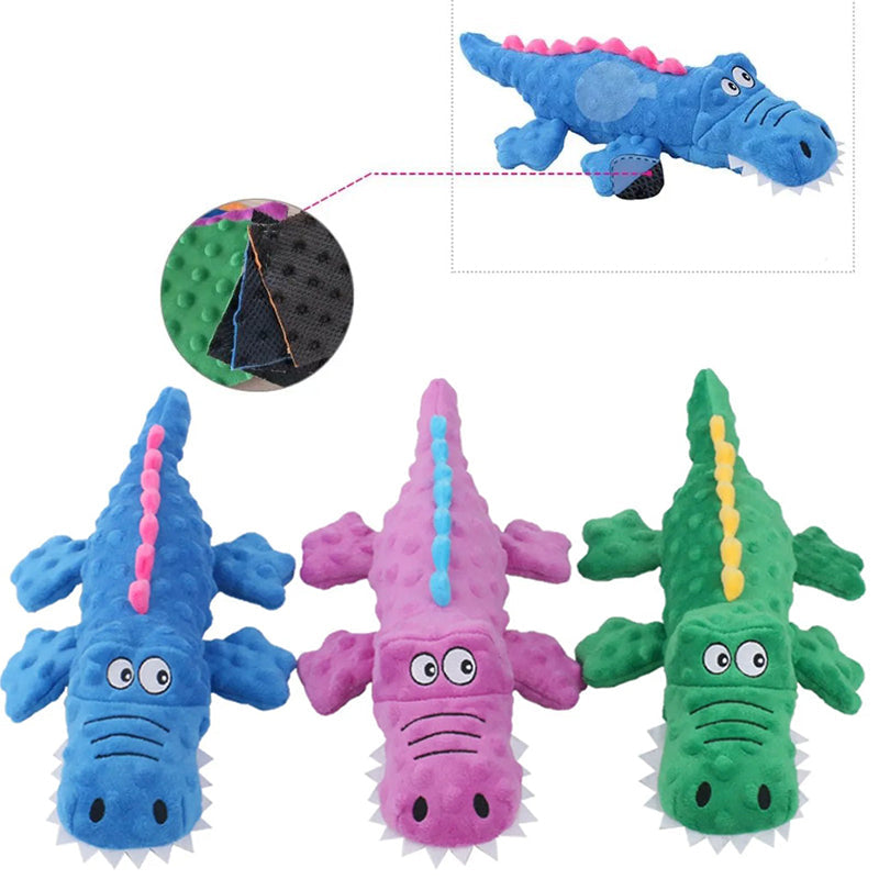 Fun Crocodile Plush Pet Toy