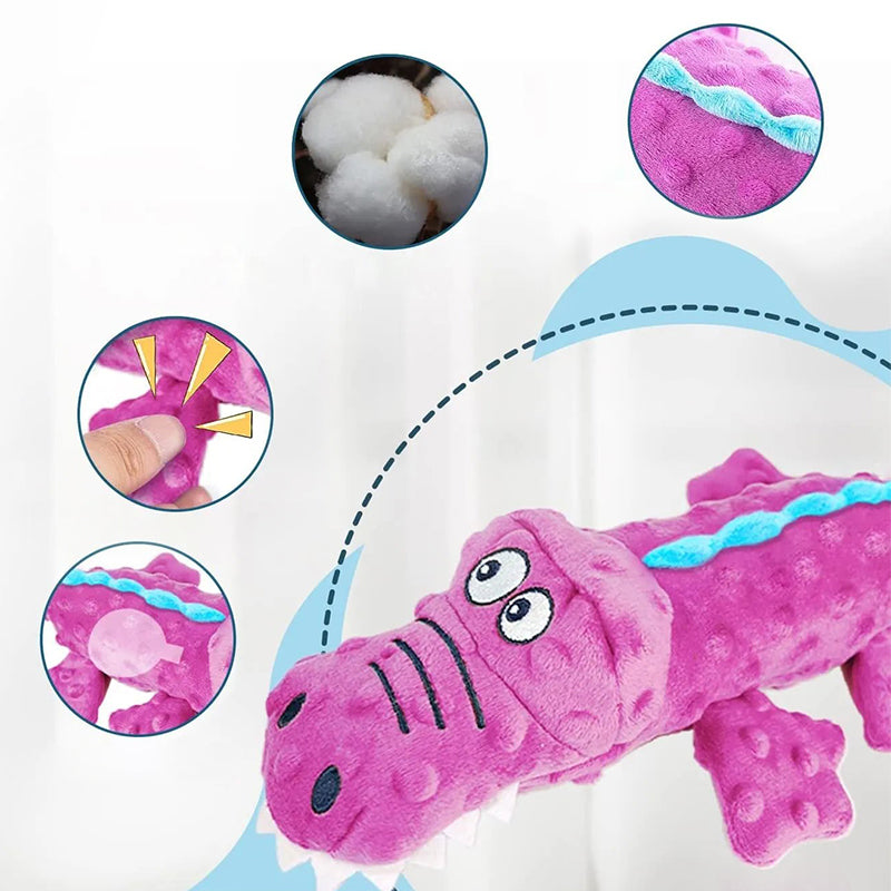 Fun Crocodile Plush Pet Toy