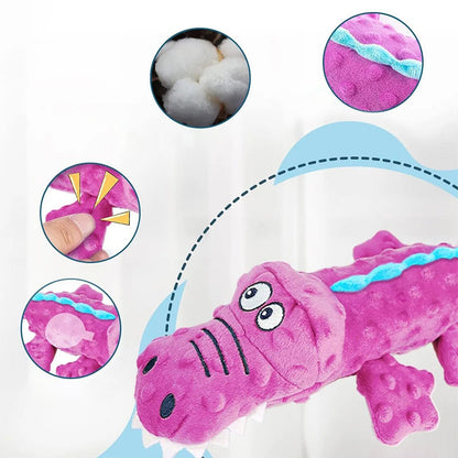 Fun Crocodile Plush Pet Toy