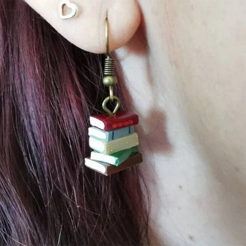 Literary Page Dangle Earrings