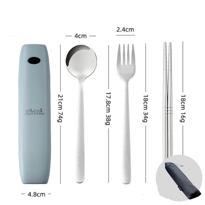 Portable Utensil Set with UV Cleaner