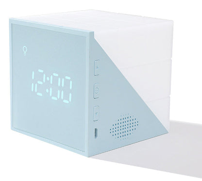 Intelligent LED Wake Up Clock with Voice Assistant - Luxicro