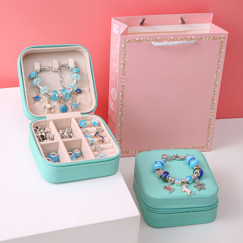 Colorful Kids Beaded Bracelet Set