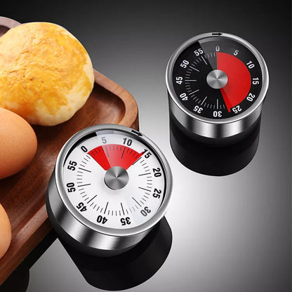 Contemporary Silver Kitchen Wall Clock