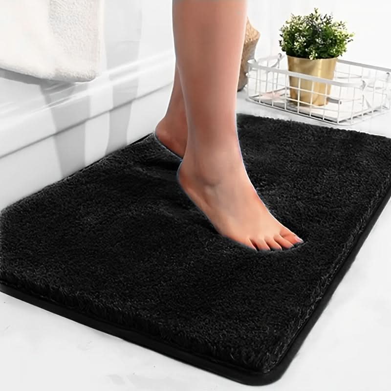 Plush Absorbent Bathroom Mat