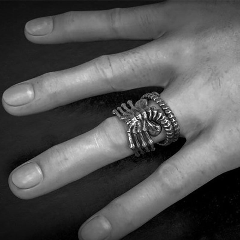 Fun Alien Head Ring