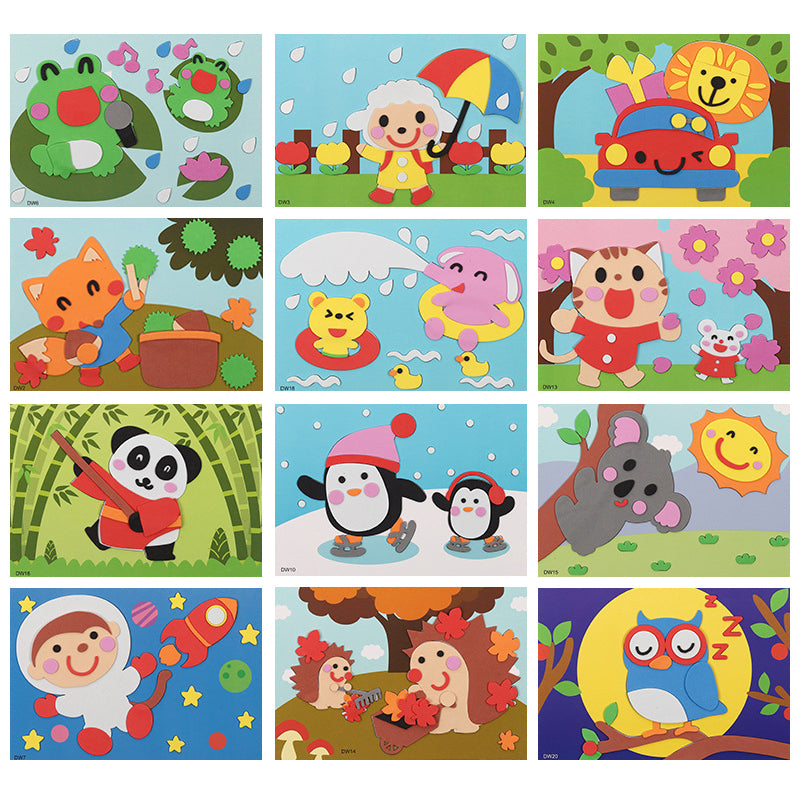 Fun DIY 3D Animal Sticker Kit