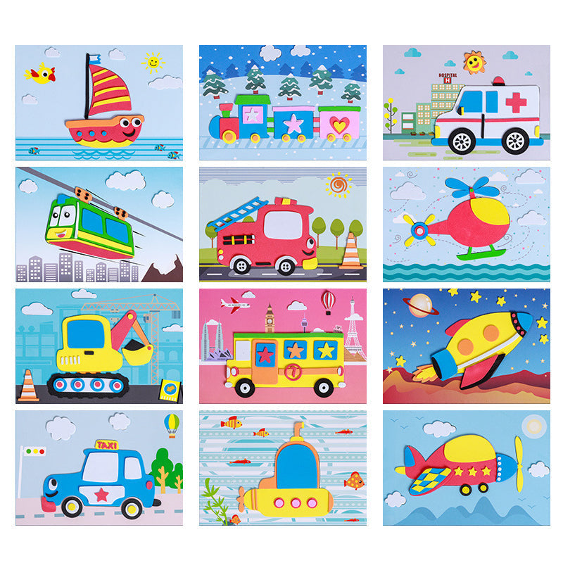 Colorful Children's Creative Sticker Set