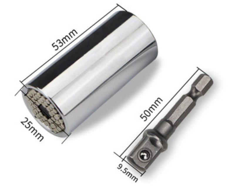Adjustable Socket Wrench Tool Set 7-19mm - Luxicro