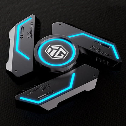 Bright LED Whirling Metal Desk Toy