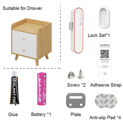 Secure Digital Cabinet Lock with Easy Bluetooth Setup - Luxicro