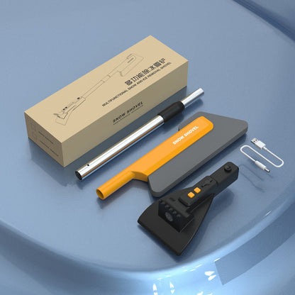 Premium Car Snow Remover and LED Ice Scraper - Luxicro