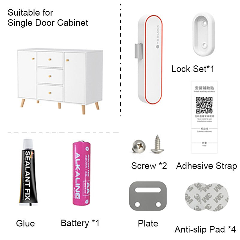 Secure Digital Cabinet Lock with Easy Bluetooth Setup