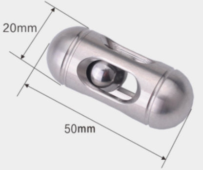 Compact Stainless Steel Fidget Spinner Toy