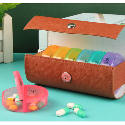Weekly Medication Planner 7 Day Pill Case