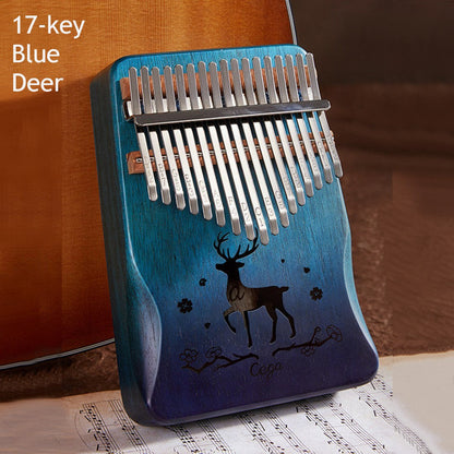 Compact Wooden Kalimba with 21 Keys for All Ages