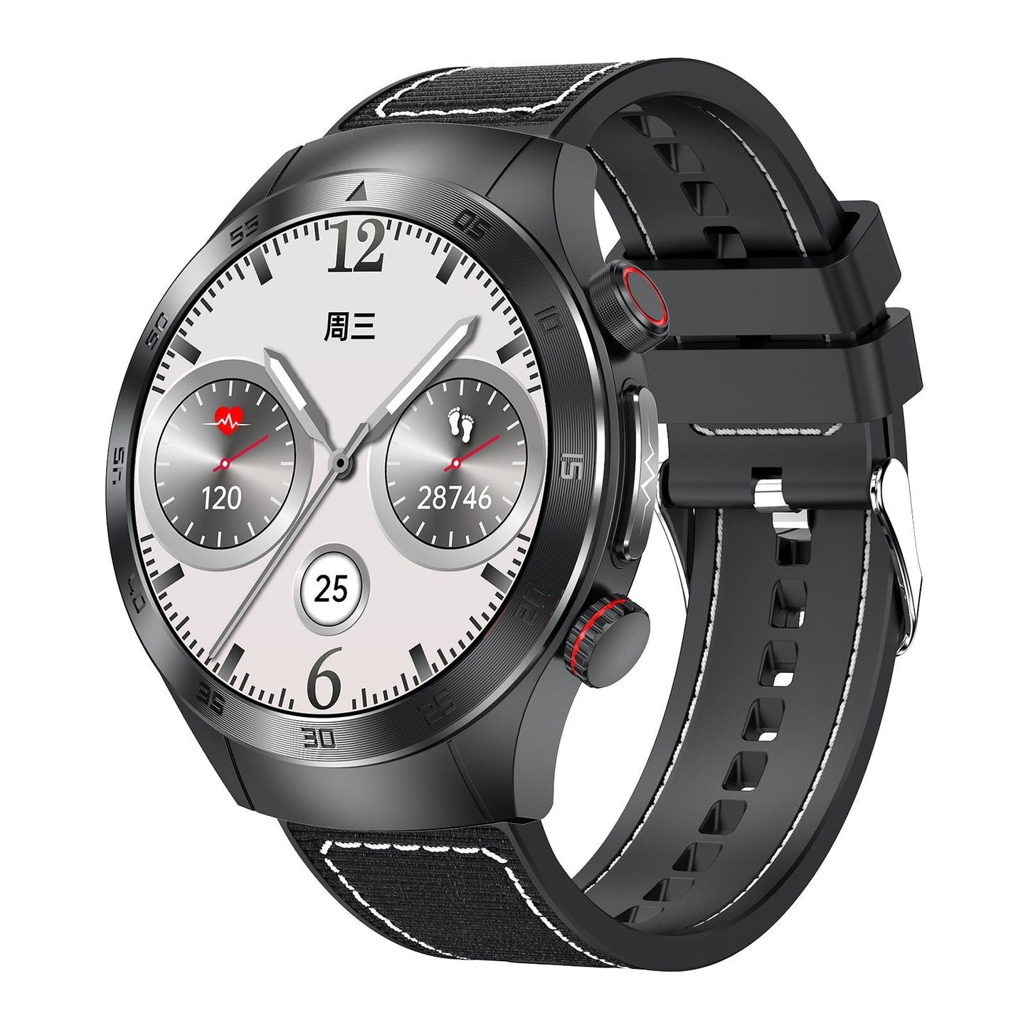 Advanced Smartwatch ECG Blood Pressure Oxygen Monitor