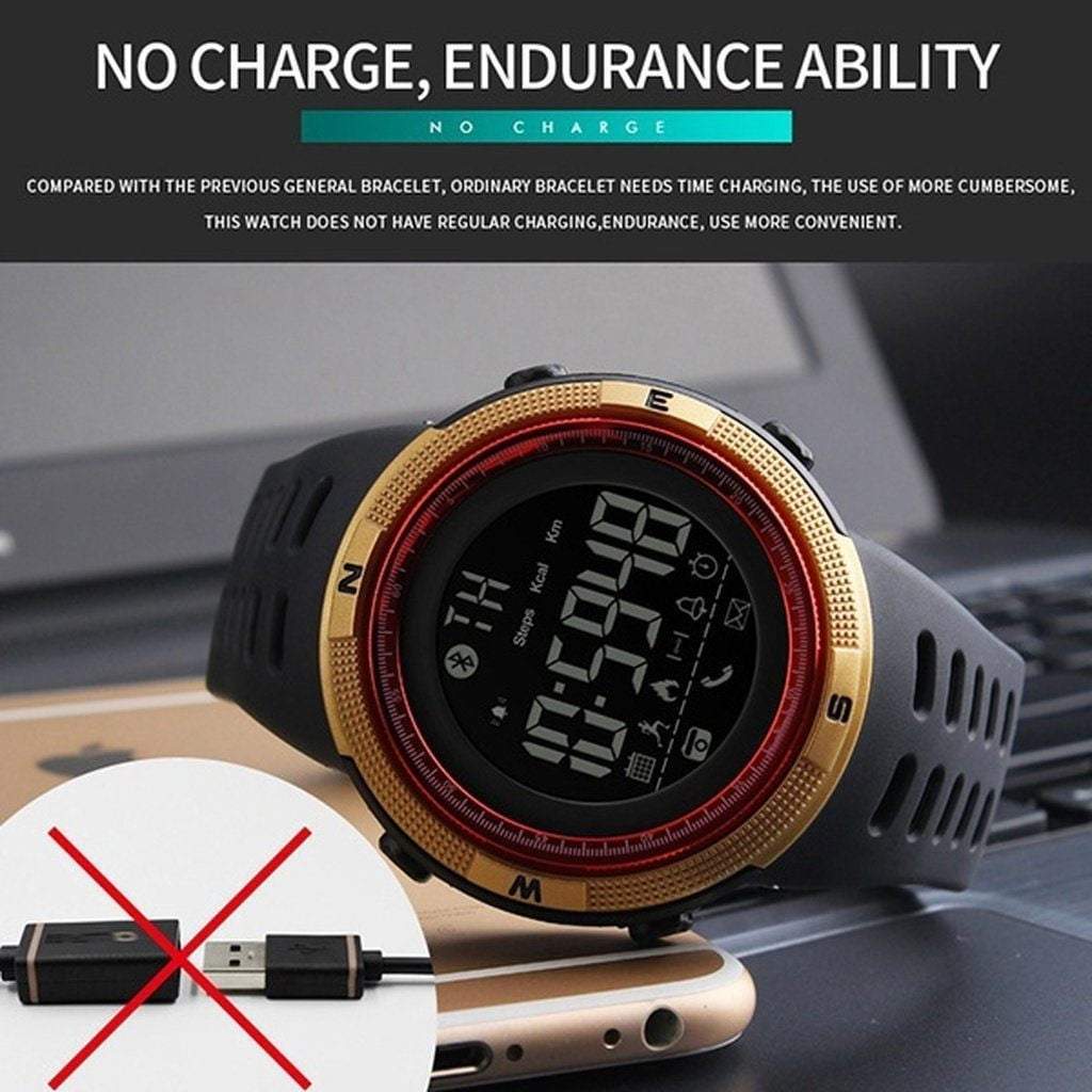 Sporty GPS Smartwatch with Heart Rate Tracker