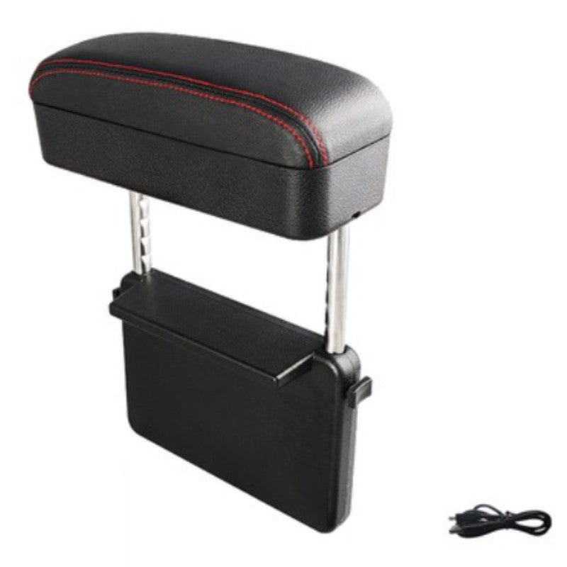 Car Organizer Console Storage Box with USB Charger