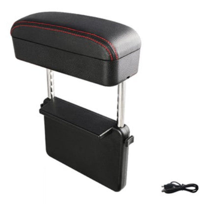 Car Organizer Console Storage Box with USB Charger