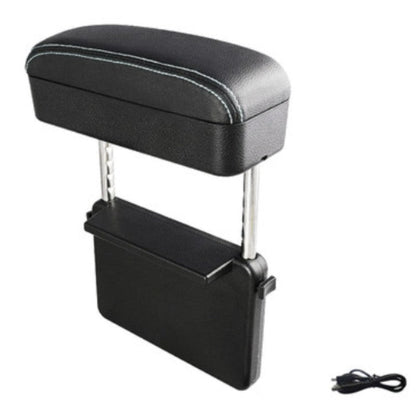 Car Organizer Console Storage Box with USB Charger