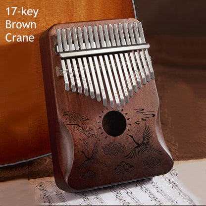 Compact Wooden Kalimba with 21 Keys for All Ages