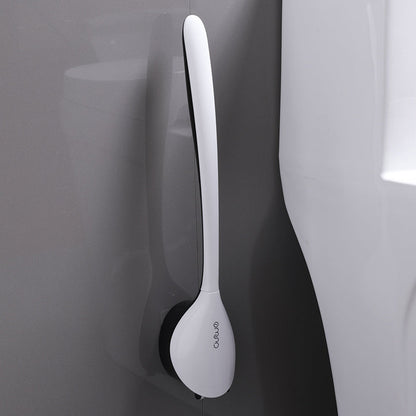 Simple Toilet Brush with Wall Mounted Holder - Luxicro