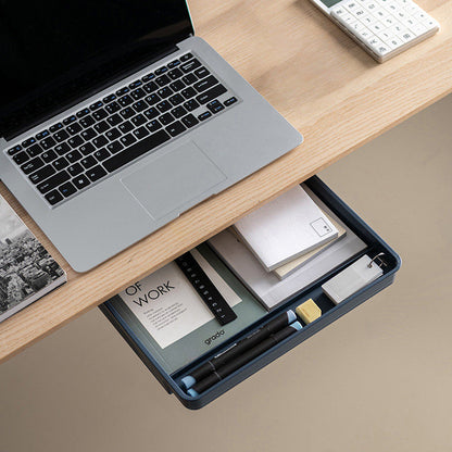Compact Under Desk Slide Storage Organizer - Luxicro