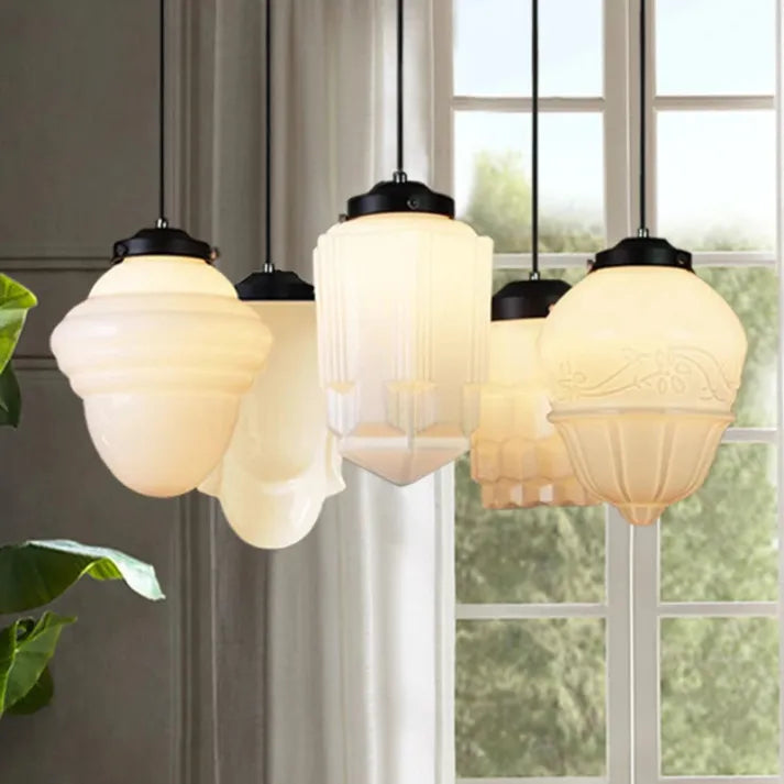 Modern Geo Glass Pendant Light