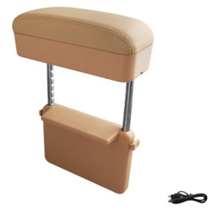 Car Organizer Console Storage Box with USB Charger