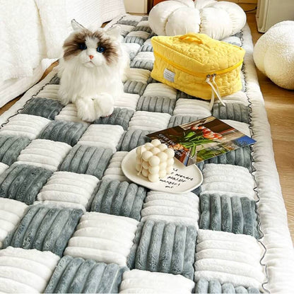 Soft Plush Pet Bed Fleece Dog Sofa Cover