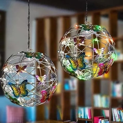 Vibrant Outdoor Solar Butterfly String Light