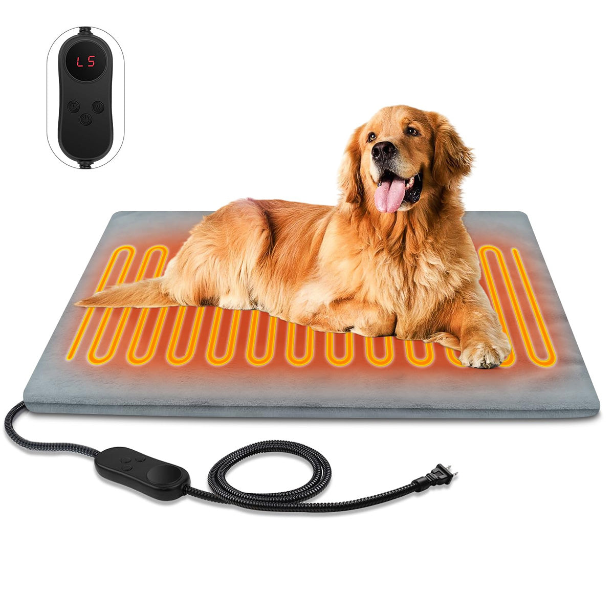 Warm Waterproof Pet Heat Mat for Dogs and Cats - Luxicro