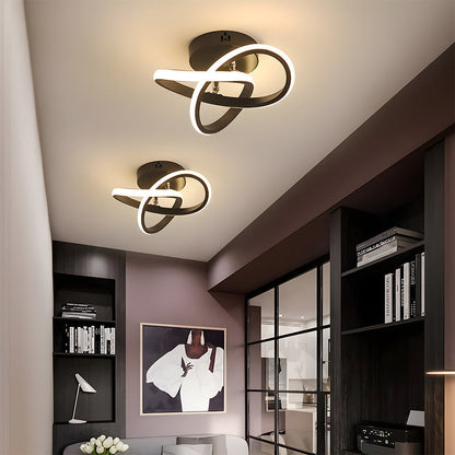 Modern LED Black Ceiling Lamp