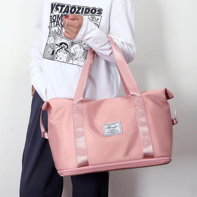 Spacious Dual Compartment Travel Duffel Bag