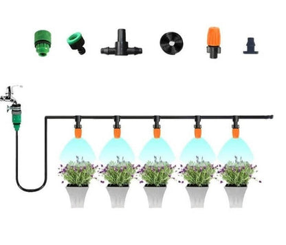 Smart Watering System with Adjustable Nozzles and Hose